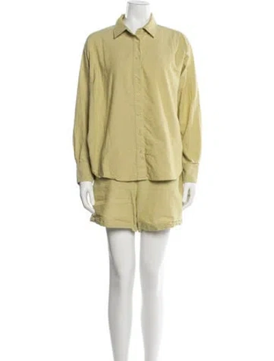 Pre-owned Julia Amory Short Set In Green