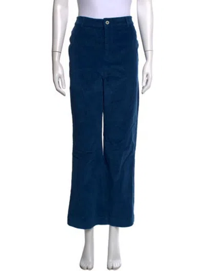 Pre-owned Julia Amory Straight Leg Pants In Blue