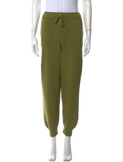 Pre-owned Julia Amory Straight Leg Pants In Green