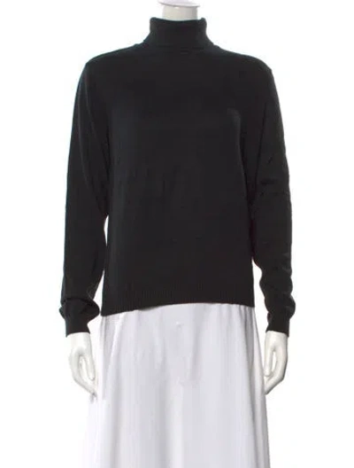 Pre-owned Julia Amory Turtleneck Sweater In Black