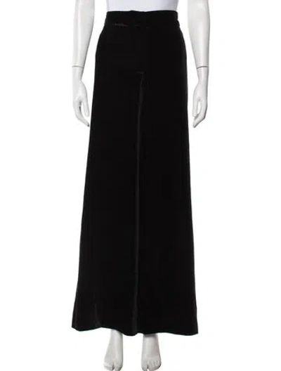 Pre-owned Julia Amory Wide Leg Pants In Black