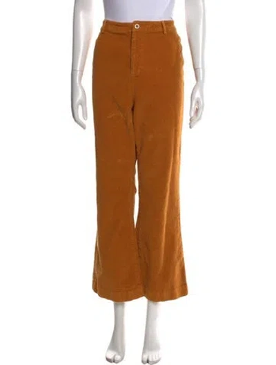 Pre-owned Julia Amory Wide Leg Pants In Orange