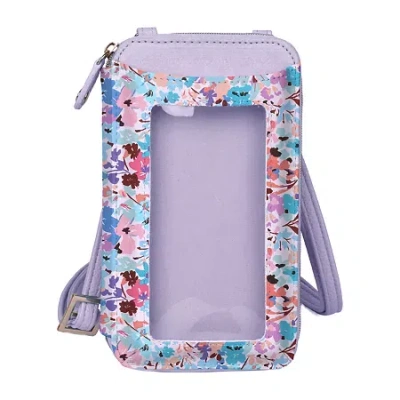 Julia Buxton Everywhere Womens Rfid Blocking Wallet In Purple