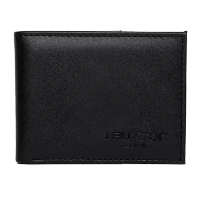 Julia Buxton Garrison Credit Card Billfold Womens Rfid Blocking Envelope Wallet In Black