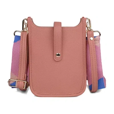 Julia Buxton Hobo Cellph Womens Rfid Blocking Wallet In Pink