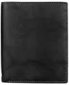 Julia Buxton J. Buxton Mini Hunt Credit Card Folio Wallet In Black