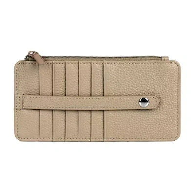 Julia Buxton J. Buxton Womens Rfid Blocking Indexer Wallet In Black