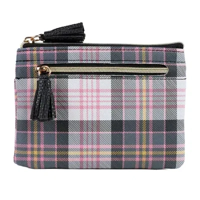 Julia Buxton Large Id Coin Case Womens Rfid Blocking Wallet In Multi