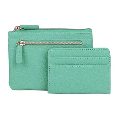 Julia Buxton Large Id Coin Case Womens Rfid Blocking Wallet In Pink