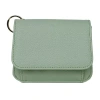 Julia Buxton Mini Flap Card Case Womens Rfid Blocking Wallet In Green