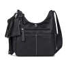 Julia Buxton Pebble Organization Hobo Adjustable Straps Womens Tote In Black