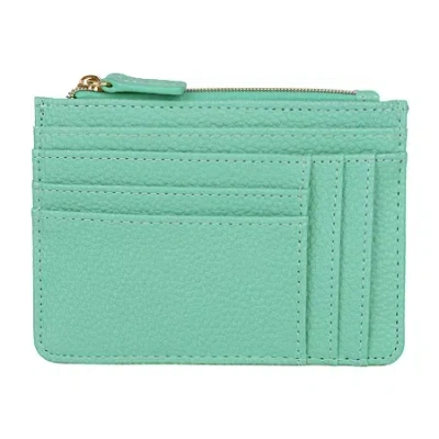 Julia Buxton Slot Coin Pouch Womens Rfid Blocking Wallet In Pink