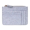 Julia Buxton Slot Coin Pouch Womens Rfid Blocking Wallet In Silver