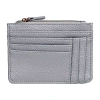 Julia Buxton Slot Coin Womens Rfid Blocking Wallet In Gray