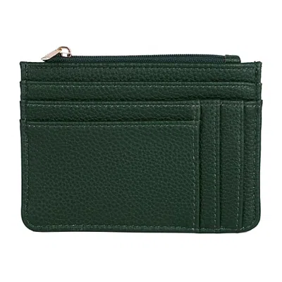 Julia Buxton Slot Coin Womens Wallet In Green
