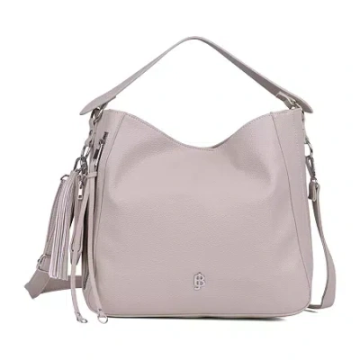 Julia Buxton Vegan Leather Hobo Bag In Pink