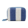 Julia Buxton Wizard Womens Rfid Blocking Accordian Wallet In Blue