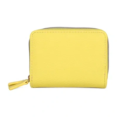 Julia Buxton Wizard Womens Rfid Blocking Wallet In Yellow