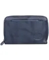 Julia Buxton Women's Heiress Double Zip Organizer Wallet In Navy