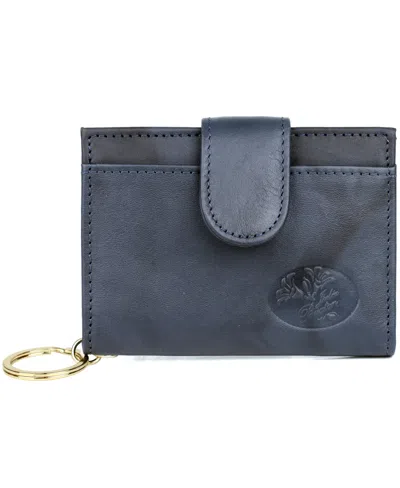 Julia Buxton Women's Heiress Pik-me-up Tab Card Case Wallet In Navy