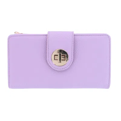 Julia Buxton Women's Rfid Super Wallet Organizer In Blue