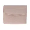 Julia Buxton Women's Stylish And Colorful Mini Trifold Wallet In Beige