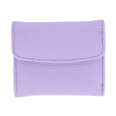 Julia Buxton Women's Stylish And Colorful Mini Trifold Wallet In Purple