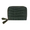 Julia Buxton Women's Stylish Colored Multi Card Case Wizard Wallet In Green
