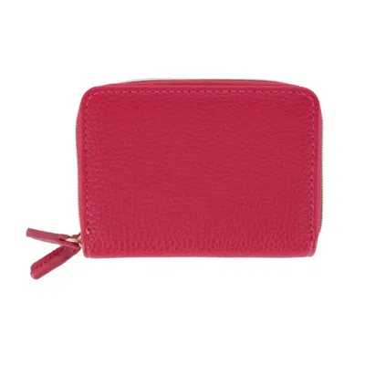 Julia Buxton Women's Stylish Colored Multi Card Case Wizard Wallet In Pink