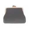 Julia Buxton Women's Vegan Leather Triple Frame Coin Purse Wallet In Beige