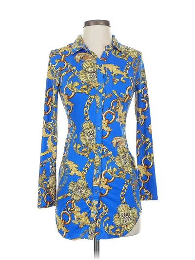 Pre-owned Julia Casual Dress In Blue