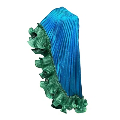 Julia Clancey Blue Lady Mynxi Azure & Peacock Kaftan