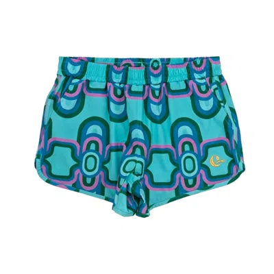 Julia Clancey Men's Blue  Venice 73 Sport Short - Olympia Aqua
