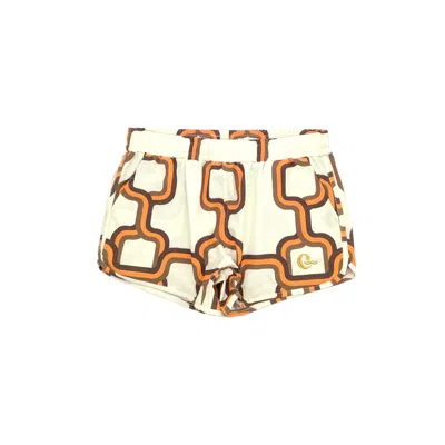 Julia Clancey Men's Neutrals  Venice Sport Short - Link Cream In White