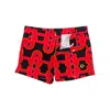 Julia Clancey Men's Sunset Rooftop Board Short In Olympia Black In Black