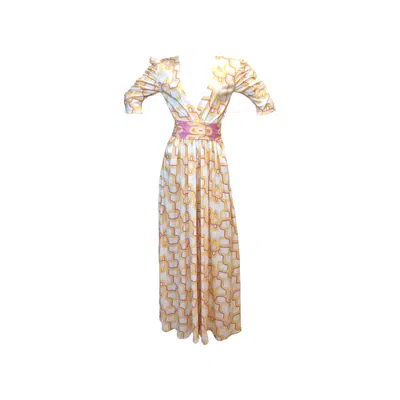 Julia Clancey Women's Carmen Lydy White Limon Palazzo Jumpsuit