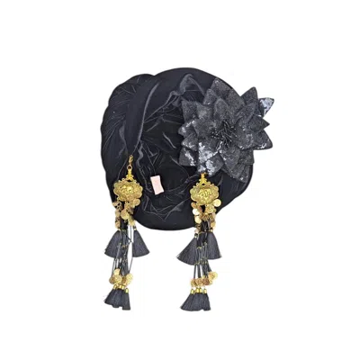 Julia Clancey Women's Cha Cha Cha Boom Black Dream Turban