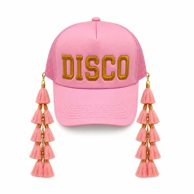 Julia Clancey Women's Disco Pink Luxe Chacha Trucker Cap