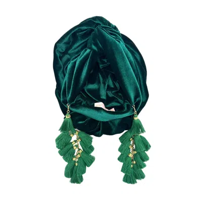Julia Clancey Women's Forest Green Chacha Turban