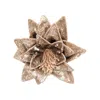 Julia Clancey Women's Gold Almond Sequin Lapel Flower Brooch