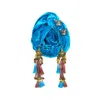 Julia Clancey Women's Gold / Blue / Pink Azure Butterfly's Dream Turban In Blue