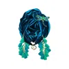 Julia Clancey Women's Green / Blue Teal Dragon Fly Chacha Turban In Blue