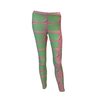 Julia Clancey Women's Green Jcjc Lime Organic Leggings