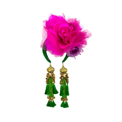 Julia Clancey Women's Green  Kelly Hottie Flower Bloom Band