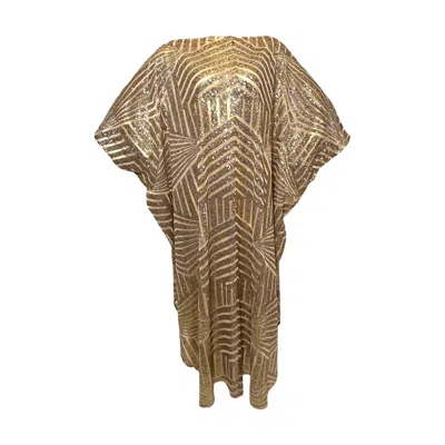 Julia Clancey Women's Limited Edition Golden Liza Sequin Kaftan
