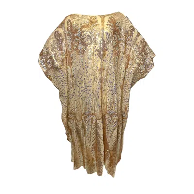 Julia Clancey Women's Limited Edition Golden Priscilla Sequin Kaftan