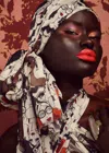 Julia Clancey Women's Neutrals / Black / Yellow Turbanista Modal  Scarf