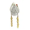 Julia Clancey Women's Neutrals Ivory Shhhh Dorado Turban In White