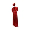 Julia Clancey Women's Olivia Ruby Red Palazzo Jumpsuit Set In Red