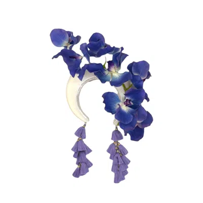 Julia Clancey Women's Orchid Bloom Ivory Bluebell Chacha Band
